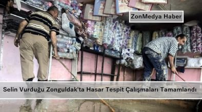 Selin vurduğu Zonguldak’ta hasar tespit çalışmaları tamamlandı
