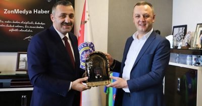 Zonguldak Bld. Başkanı  Alan, İl Emniyet Müdürü Ahmet Metin Turanlı’ya veda ziyaretinde bulundu.