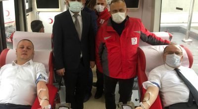 Zonguldak Valisi Tutulmaz ve Başkan Alan’dan  kan bağış kampanyasına destek