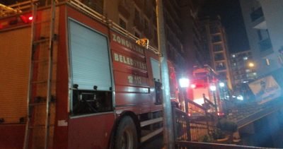Zonguldak’ta üniversite öğrencilerinin kaldığı evde yangın