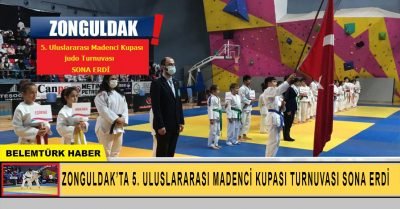 Zonguldak’ta 5. Uluslararası Madenci Kupası Judo Turnuvası sona erdi.