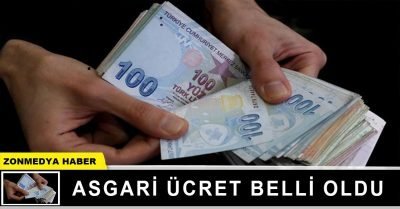 ASGARİ ÜCRET BELLİ OLDU