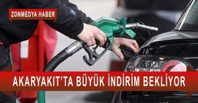 Akaryakıtta büyük indirim bekleniyor
