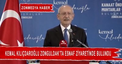 Kemal Kılıçdaroğlu  Zonguldak’ta esnaf ziyaretinde bulundu.