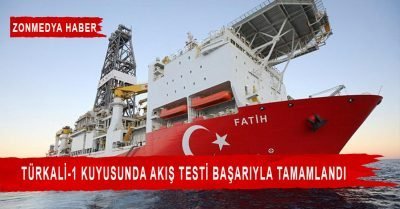 Türkali-1 kuyusunda akış testi başarıyla tamamlandı