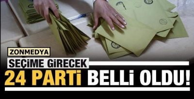 Yüksek Seçim Kurulu, seçime girecek partileri açıkladı