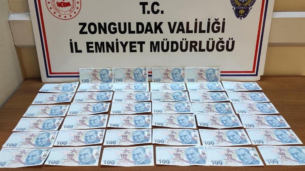 Zonguldak’ta sahte para operasyonunda 3 şüpheli yakalandı