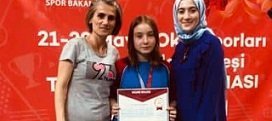 Zonguldaklı sporcu okullararası bilek güreşi Türkiye Şampiyonasında ikinci oldu.