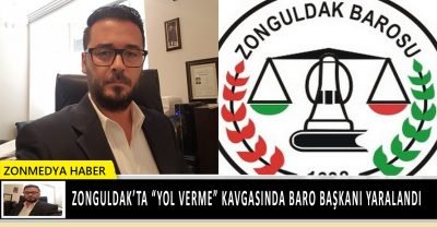 Zonguldak’ta “yol verme” kavgasında baro başkanı yaralandı