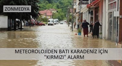 Meteorolojiden Batı Karadeniz için ‘kırmızı’ alarm