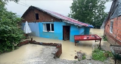 Zonguldak’ta sağanak hayatı olumsuz etkiliyor