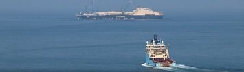  Karadeniz gazı için borular döşeniyor