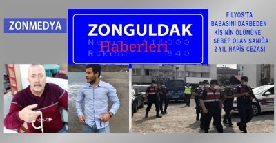 Filyos’ta babasını darbedenin ölümüne neden olan sanığa  2 yıl hapis cezası verildi.