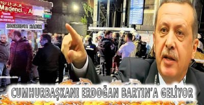 Cumhurbaşkanı Erdoğan Bartın’a geliyor