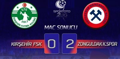 Zonguldak Kömürspor Kırşehir deplasmanından 3 puanla dönüyor