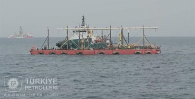 Karadeniz gazını Filyos’a  taşıyacak boruların deniz tabanına yerleştirme işlemi tamamlandı
