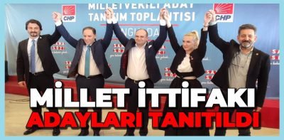 Millet İttifakı’nın Zonguldak milletvekili adayları tanıtıldı.