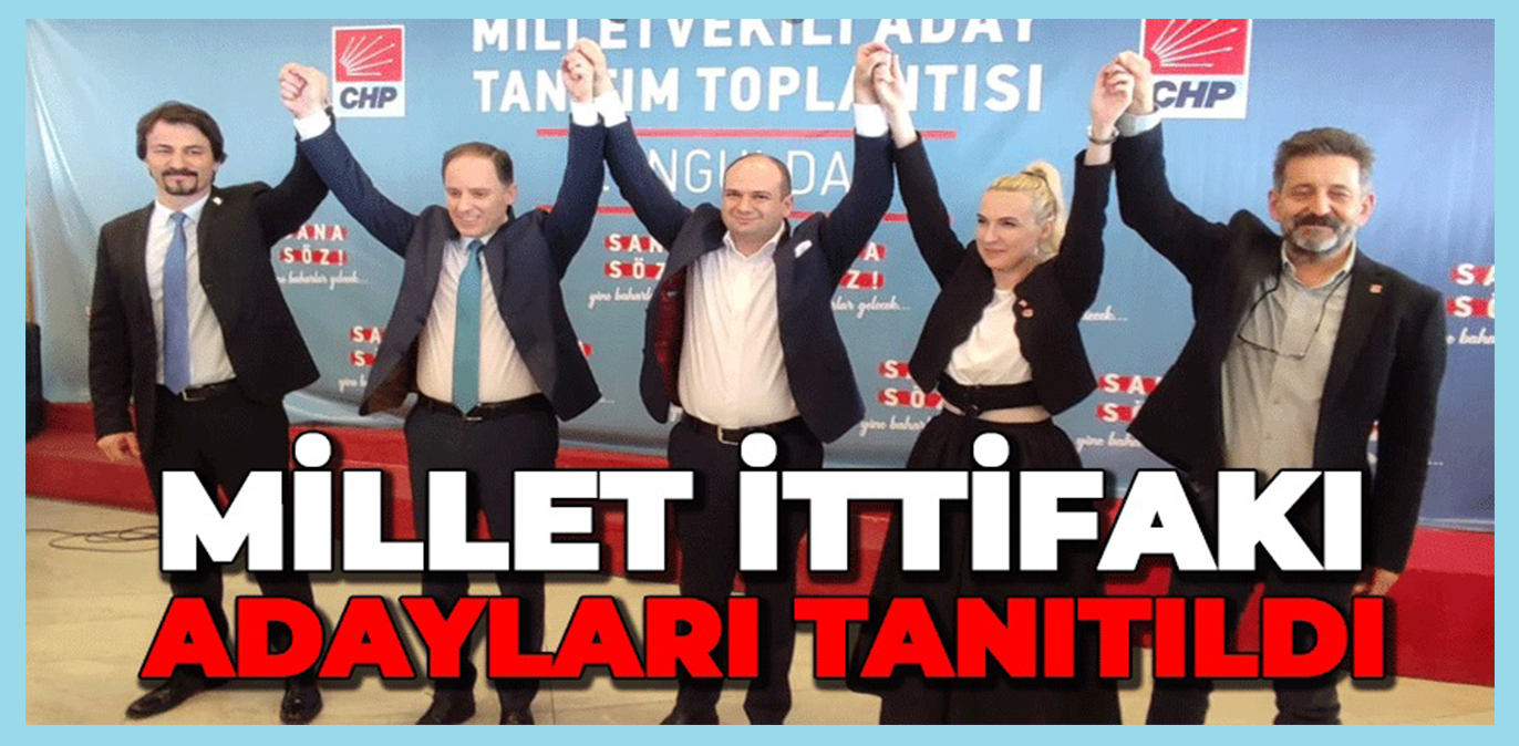 Millet İttifakı’nın Zonguldak milletvekili adayları tanıtıldı.