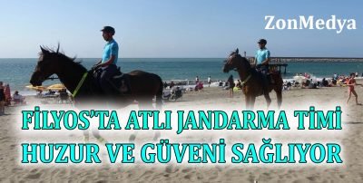 Filyos’ta atlı jandarma timi huzur ve güveni sağlıyor