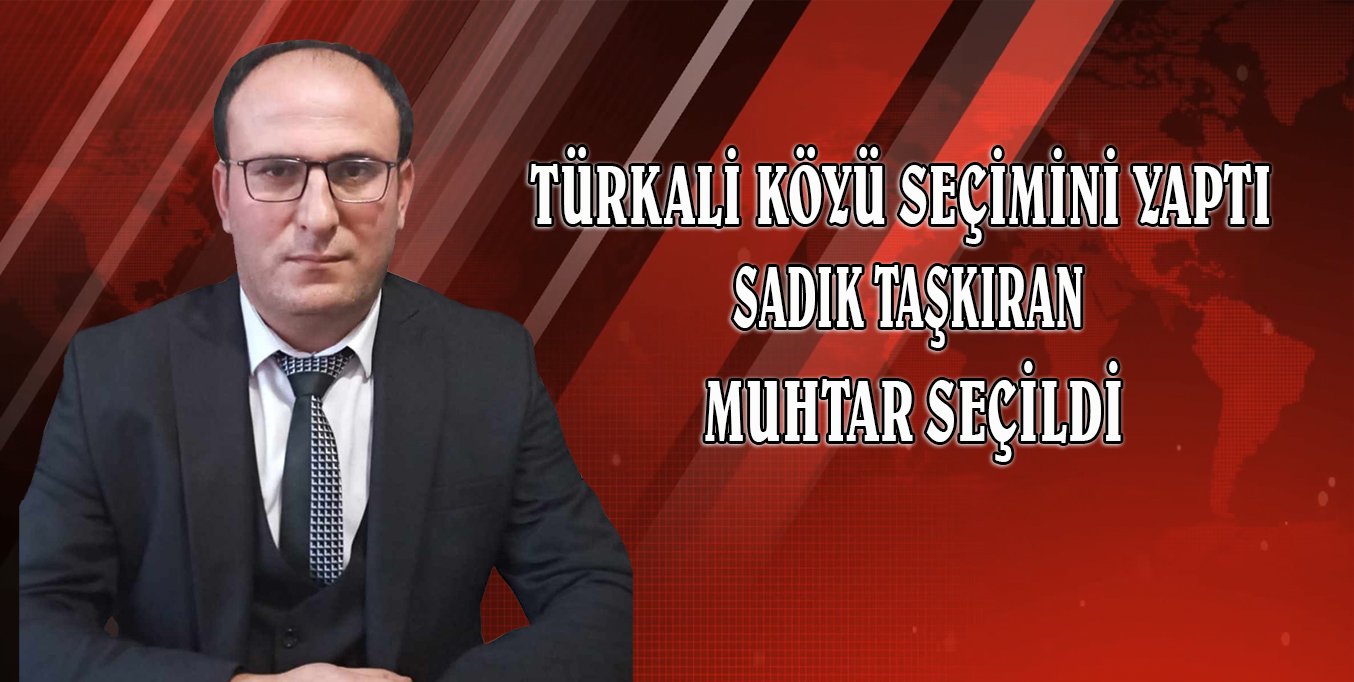 Zonguldak Türkali köyünde Sadık Taşkıran muhtar seçildi